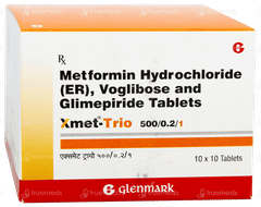 Xmet Trio 500/0.2/1 Tablet 10
