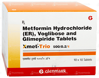 Xmet Trio 500/0.2/1 Tablet 10