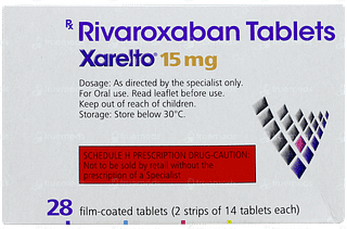 Xarelto 15mg Tablet 28