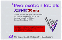 Xarelto 20mg 2 Pack Of 14 Tablets Xarelto 20mg 2 Pack Of 14 Tablets