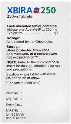 Xbira 250mg Tablet 120