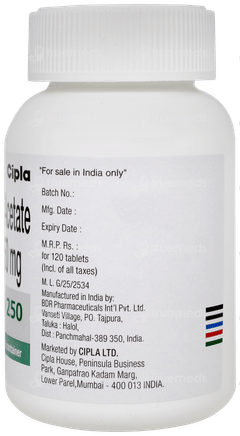 Xbira 250mg Tablet 120