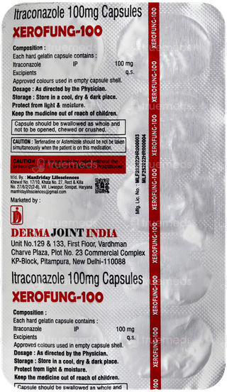 Xerofung 100 Capsule 10