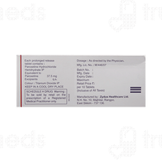Xet Cr 37.5 MG Tablet 10