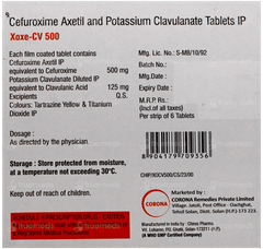 Xoxe Cv 500 Tablet 6 Xoxe Cv 500 Tablet 6
