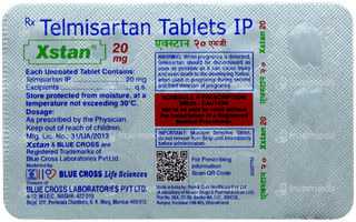 Xstan 20Mg Tablet 15