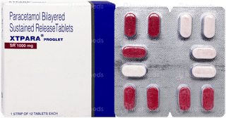 Xtpara Proglet Sr 1000Mg Tablet 12