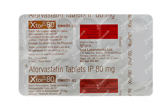 Xtor 80 MG Tablet 10