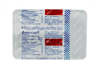 Zanocin F 200/200 MG Tablet 10