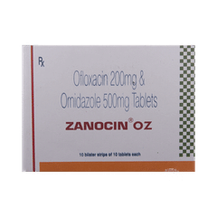 Zanocin Oz Tablet 10 Zanocin Oz Tablet 10
