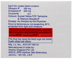 Zanocin Oz Tablet 10