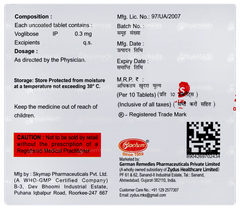 Zarbose 0.3 Tablet 10 Zarbose 0.3 Tablet 10