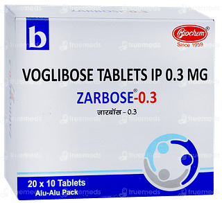 Zarbose 0.3 Tablet 10