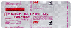 Zarbose 0.3 Tablet 10 Zarbose 0.3 Tablet 10