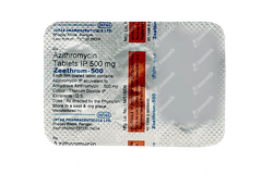 Zeethrom 500 Tablet 3 Zeethrom 500 Tablet 3