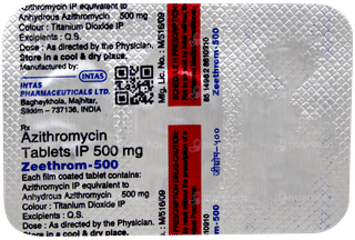 Zeethrom 500 Tablet 3