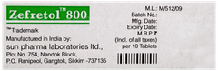 Zefretol 800 Tablet 10