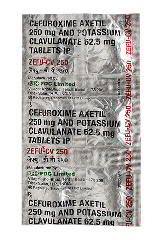 Zefu Cv 250/62.5 MG Tablet 6