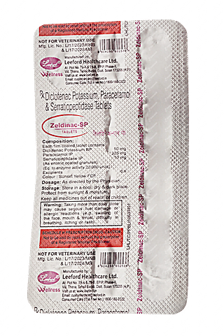 Zeldinac Sp 50/325/10 MG Tablet 10