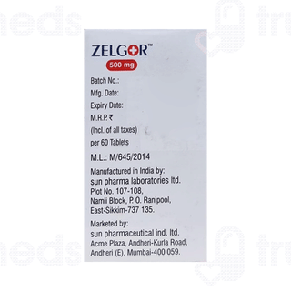 Zelgor 500mg Tablet 60