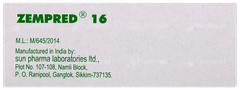 Zempred 16 Tablet 10 Zempred 16 Tablet 10