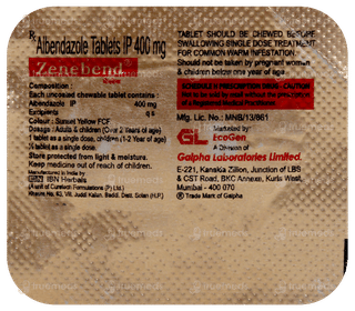 Zenebend Chewable Tablet 1