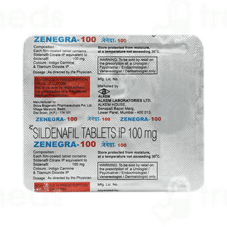 Zenegra 100 MG Tablet 4