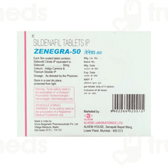 Zenegra 50 MG Tablet 4