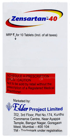 Zensartan 40 Tablet 10