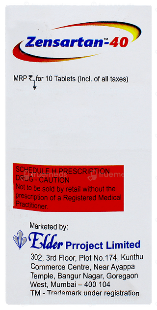 Zensartan 40 Tablet 10
