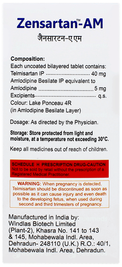 Zensartan Am Tablet 10