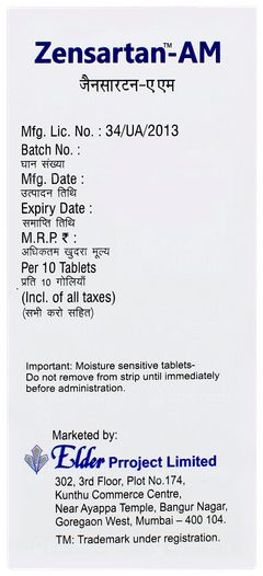 Zensartan Am Tablet 10