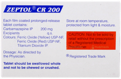 Zeptol Cr 200 Tablet 10 Zeptol Cr 200 Tablet 10