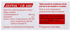 Zeptol Cr 400 Tablet 10 Zeptol Cr 400 Tablet 10