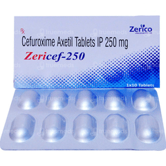 Zericef 250 Tablet 10