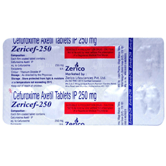 Zericef 250 Tablet 10