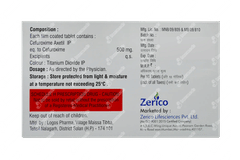 Zericef 500 Tablet 10 Zericef 500 Tablet 10
