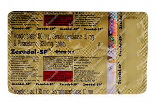 Zerodol Sp 100/325/15 MG Tablet 10