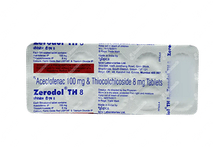 Zerodol Th 8/100 MG Tablet 10