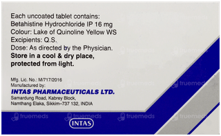 Zevert Md 16 Tablet 15