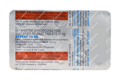 Zevert 12 Sr Tablet 14