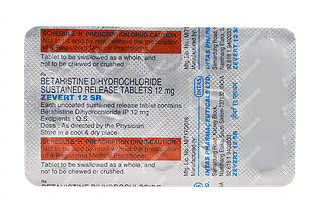 Zevert Sr 12 MG Tablet 14