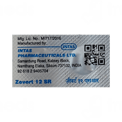 Zevert 12 Sr Tablet 14