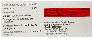 Zicort 6Mg Tablet 10
