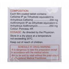 Zifi Az 200/250 MG Tablet 10