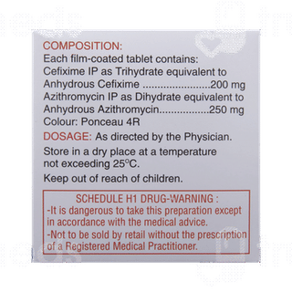 Zifi Az 200/250 MG Tablet 10