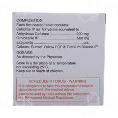 Zifi Oz 200/500 MG Tablet 10