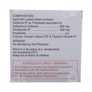 Zifi Oz 200/500 MG Tablet 10