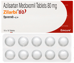 Zilarbi 80 Tablet 10 Zilarbi 80 Tablet 10