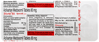 Zilarbi 80 Tablet 10